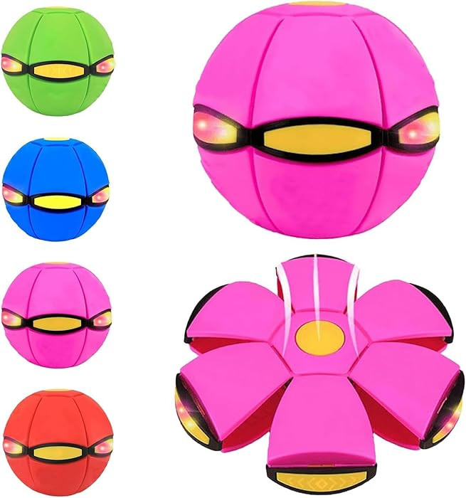 Magic Bouncing Ball, Magic Meta Ball, Dual Form Freely Switchable Magic Ball Toy with 6 Light, Pa... | Amazon (US)