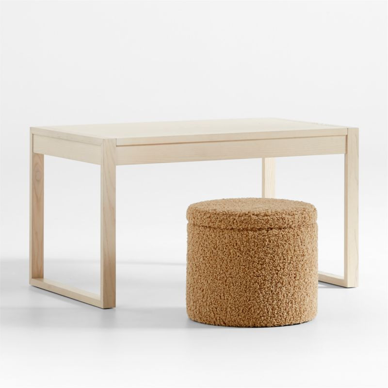 Gemini Light Ash Wood Rectangular Kids Play Table + Reviews | Crate & Kids | Crate & Barrel