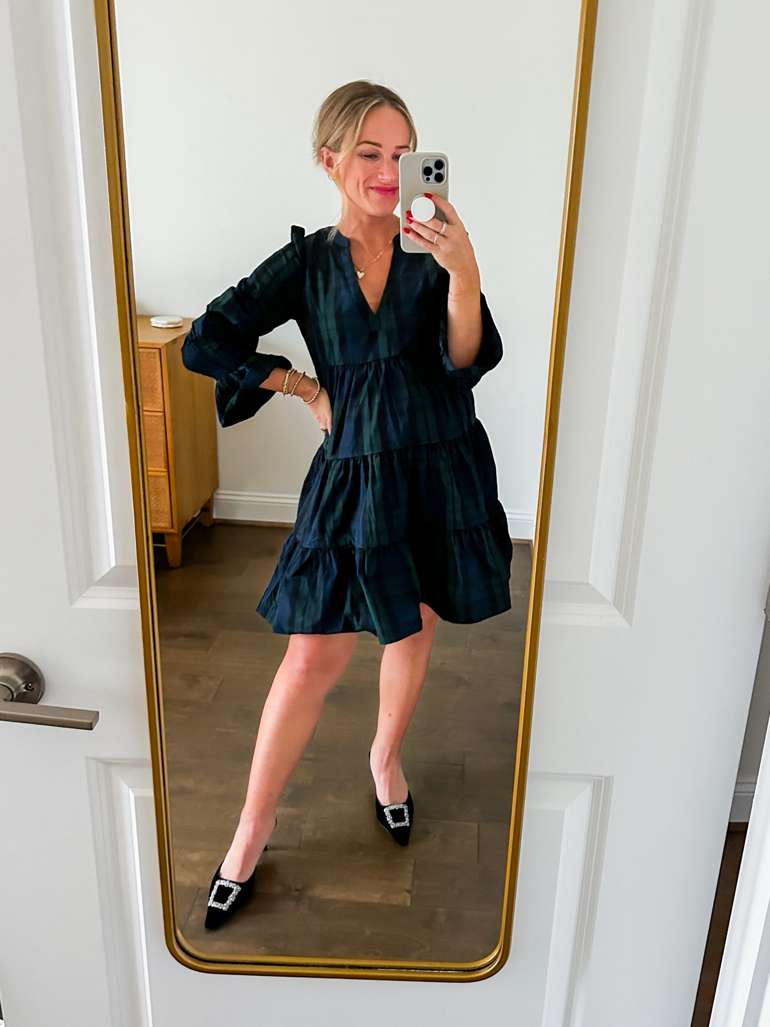 I love this tartan blackwatch dress. It’s perfect for all winter and maternity friendly  

#LTKSeasonal #LTKbump #LTKparties