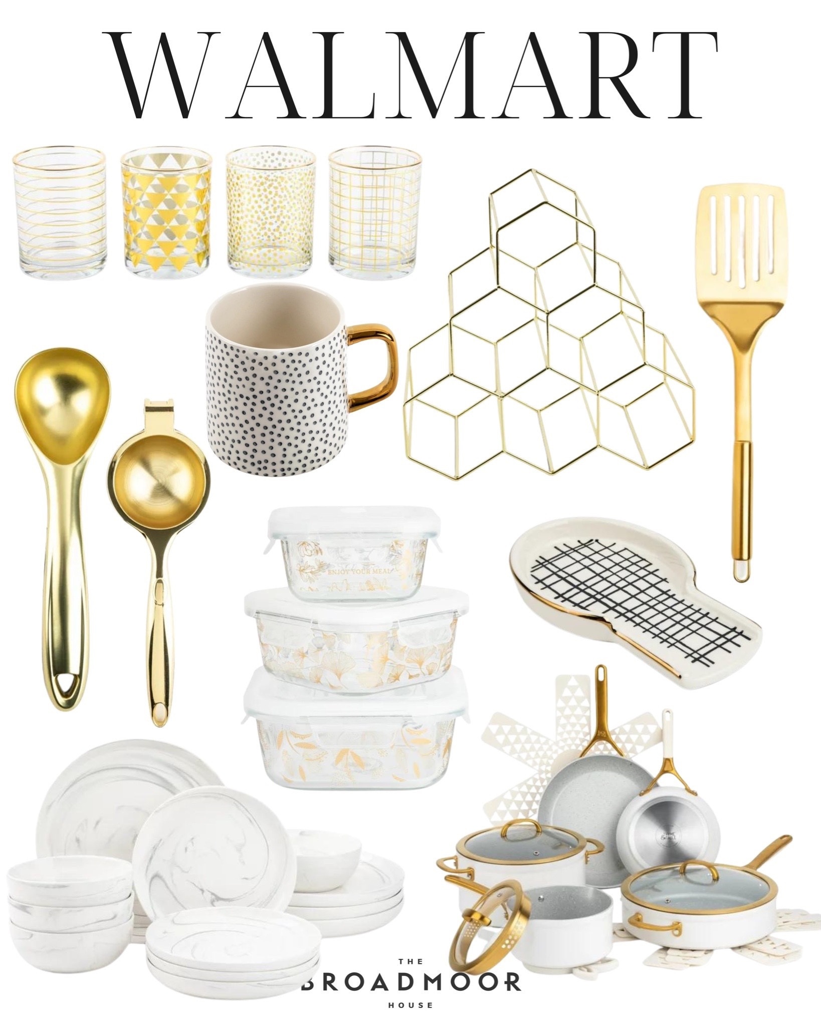Walmart, Walmart home, Walmart find, look for less, kitchen, gold kitchen, cookware, utensils, modern Home

#LTKSeasonal #LTKfindsunder50 #LTKhome