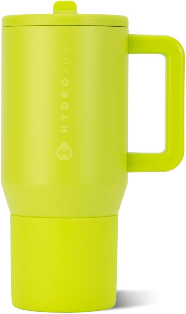 HydroJug Traveler 20oz Kids Insulated Tumbler with Handle, Lemon Lime | Amazon (US)