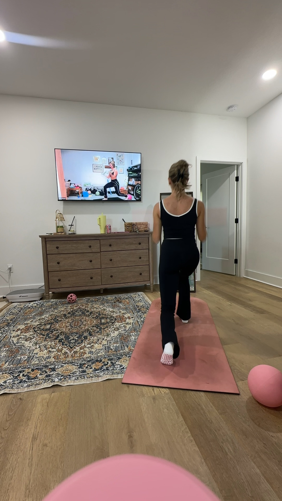 Amazon size small TIFIYA Women's Yoga Set Sports Bra/Tank Top High-Waisted Shorts/Pants 2-Piece Workout Sets for Women

My workout and workout gear for my daily workout. I take pilates classes from @lexfish on Instagram she has a whole online platform and membership! Most of my pilates gear and tools are from Bala. Bala use code SLOANE15. 
#workoutgear #workoutwear #pilates #ootd #outfit #athleticwear #athleticoutfit #bikershorts #sportsbra #pilatesoutfit #athleisure #bala #pilatesworkout #pilateslovers #pilatestiktok #balabangles

#LTKActive #LTKmorningroutine #LTKfitnessgoals