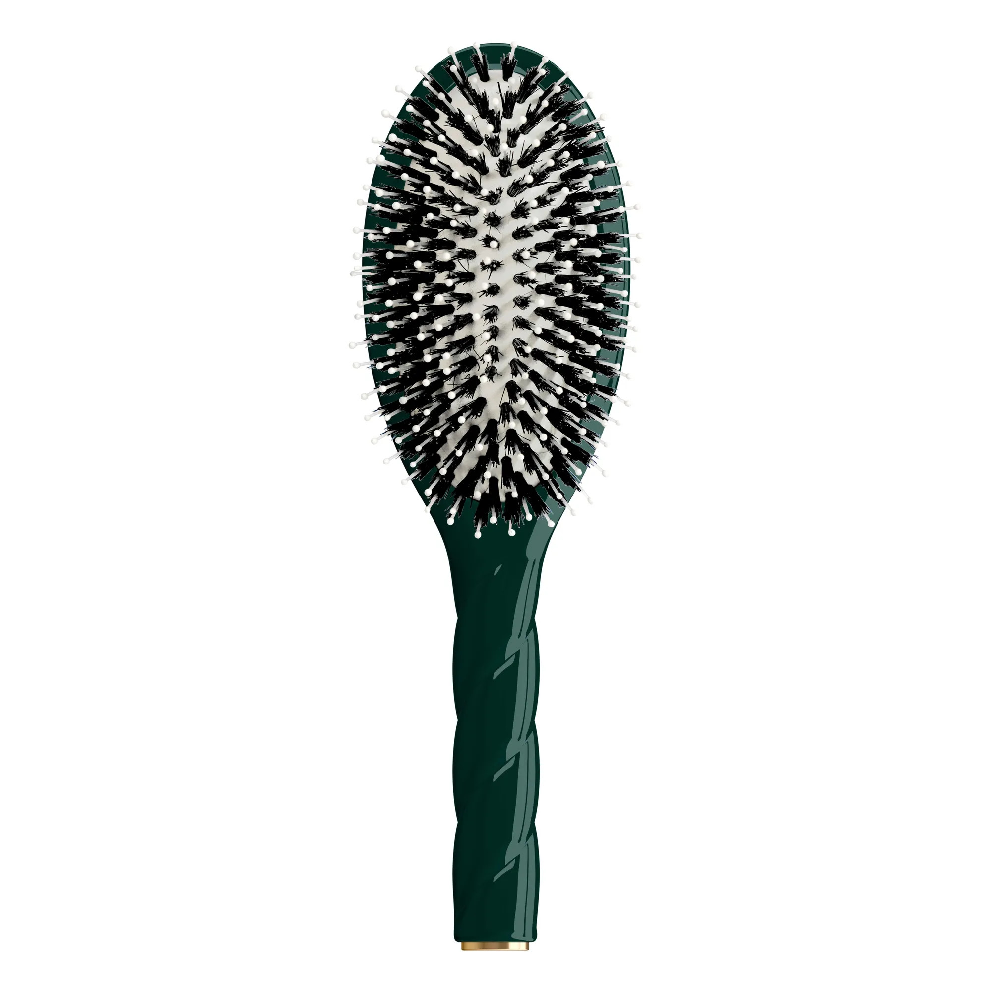 Brosse à cheveux L'Indispensable Twist N°03 - Soin & Brillance  | Vert émeraude | Smallable