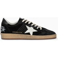 Golden Goose Ballstar Black/White Low Sneaker | Balardi (US & Canada)