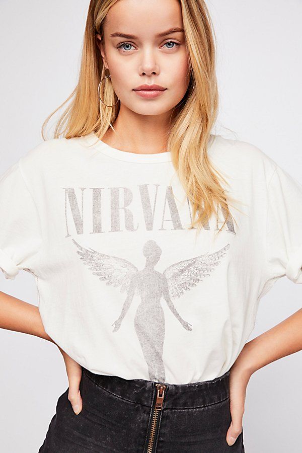 Nirvana Tee by Trunk LTD at Free People, Vintage White, XS | Free People (Global - UK&FR Excluded)