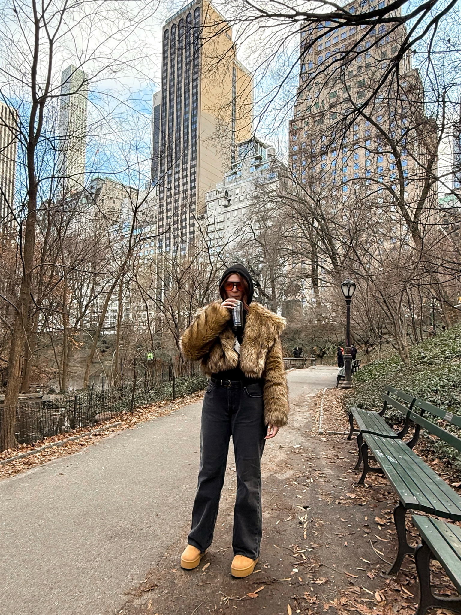 Pants are Black With Raw Hem

Exact sunglasses are old target but linked similar

#winteroutfitinspo #outfitinspo #fauxfurjacket #nyc #streetwearinspo #streetstyleinspo #comfyoutfitinspo #pinterestboardoutfit #pinterestoutfit #pinterestoutfitinspo #outfitinspiration #nycinspo

#LTKStyleTip #LTKTravel #LTKSeasonal