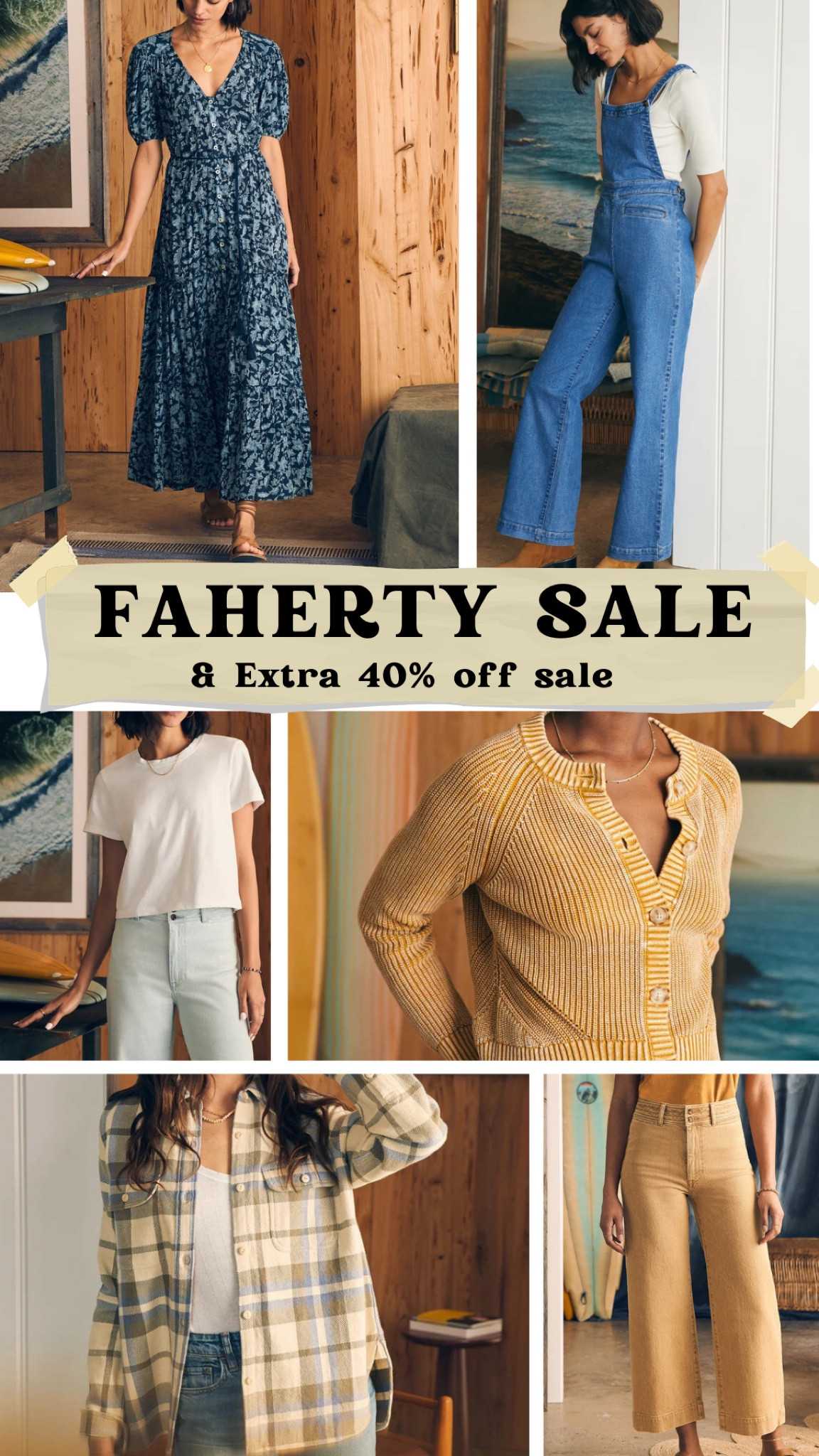 Sale on sale!! Extra 40% off #faherty 

#LTKFindsUnder100 #LTKMidsize #LTKSaleAlert