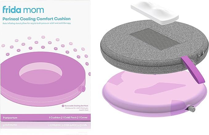 Frida Mom Donut Pillow Perineal Comfort Cushion with Cold Pack for Pain Relief, Postpartum Essent... | Amazon (US)