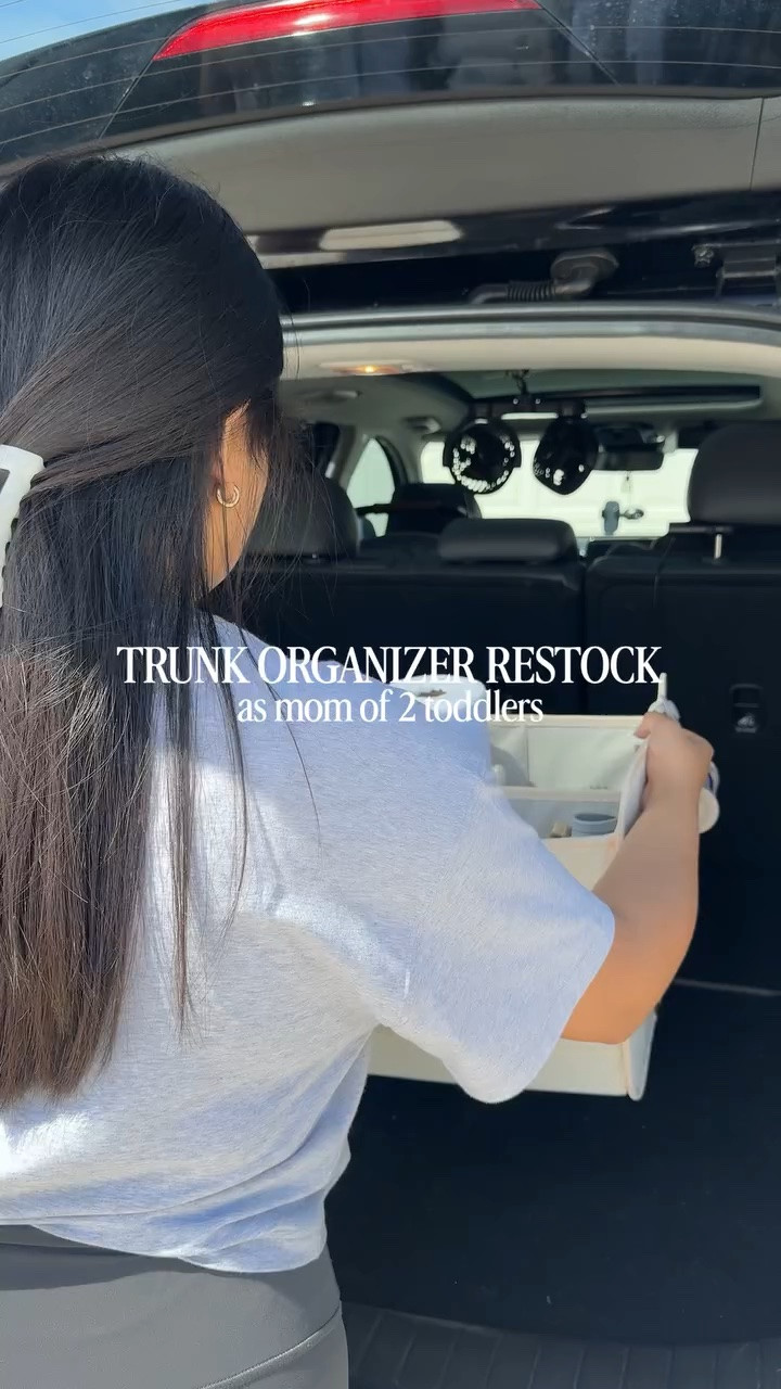 everything i keep in my car as mom of 2 toddlers! comment shop and i’ll send you the links to everything 🤍 #momcar #trunkorganizer #carrestock #toddlermom #caressentials 

mom car
mom car essentials 
mom car restock
restock my car with me
trunk organizer 
mom essentials for car
toddler mom essentials 
mom on the go 
mom of toddlers