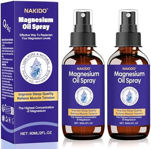 Magnesium Spray – 100% Pure & Natural Dead Sea Magnesium Oil – Helps Relieve Muscle Soreness ... | Amazon (US)