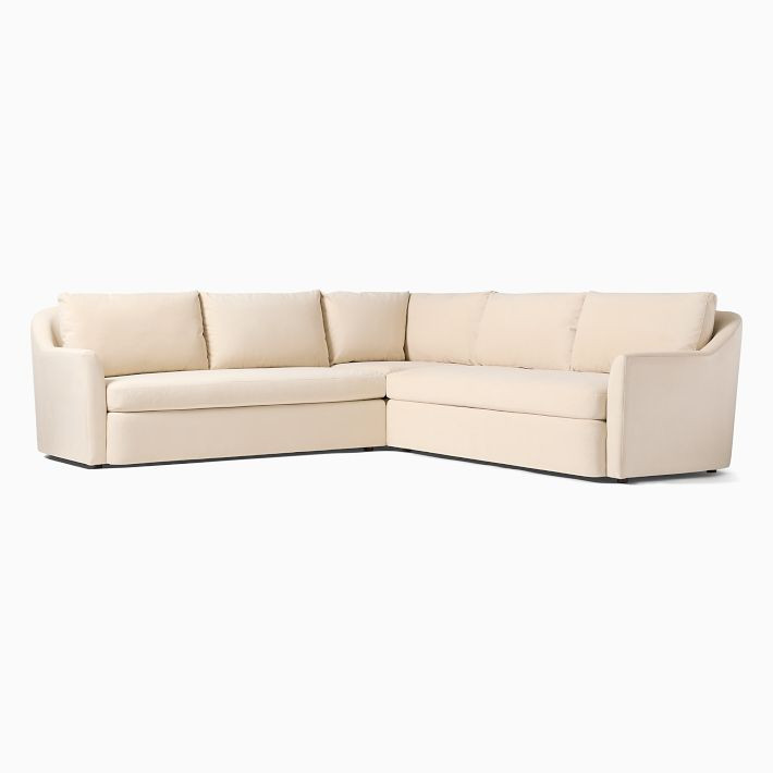 Dallas 3-Piece L-Shaped Sectional (108") | West Elm (US)