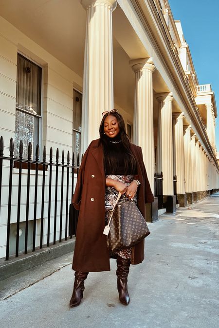 How to style animal print on curves

- high neck Jumper by @marksandspencerstyle
- animal print Skirt by @primark
- brown Coat by Principles at @debenhams
- brown Boots by @asos
- brown cat-eye Sunglasses by @fendi
- brown Bag by @louisvuitton

#LTKstyletip #LTKbeauty #LTKcurves