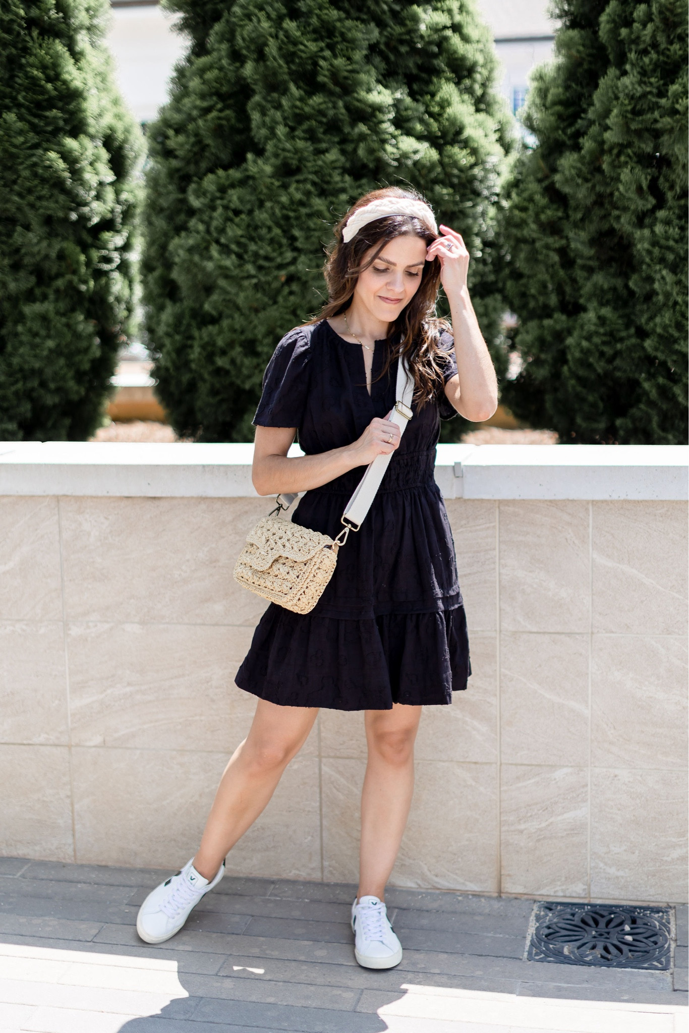 Black mini dress - perfect to transition into Fall, wearing xs. 

#LTKstyletip