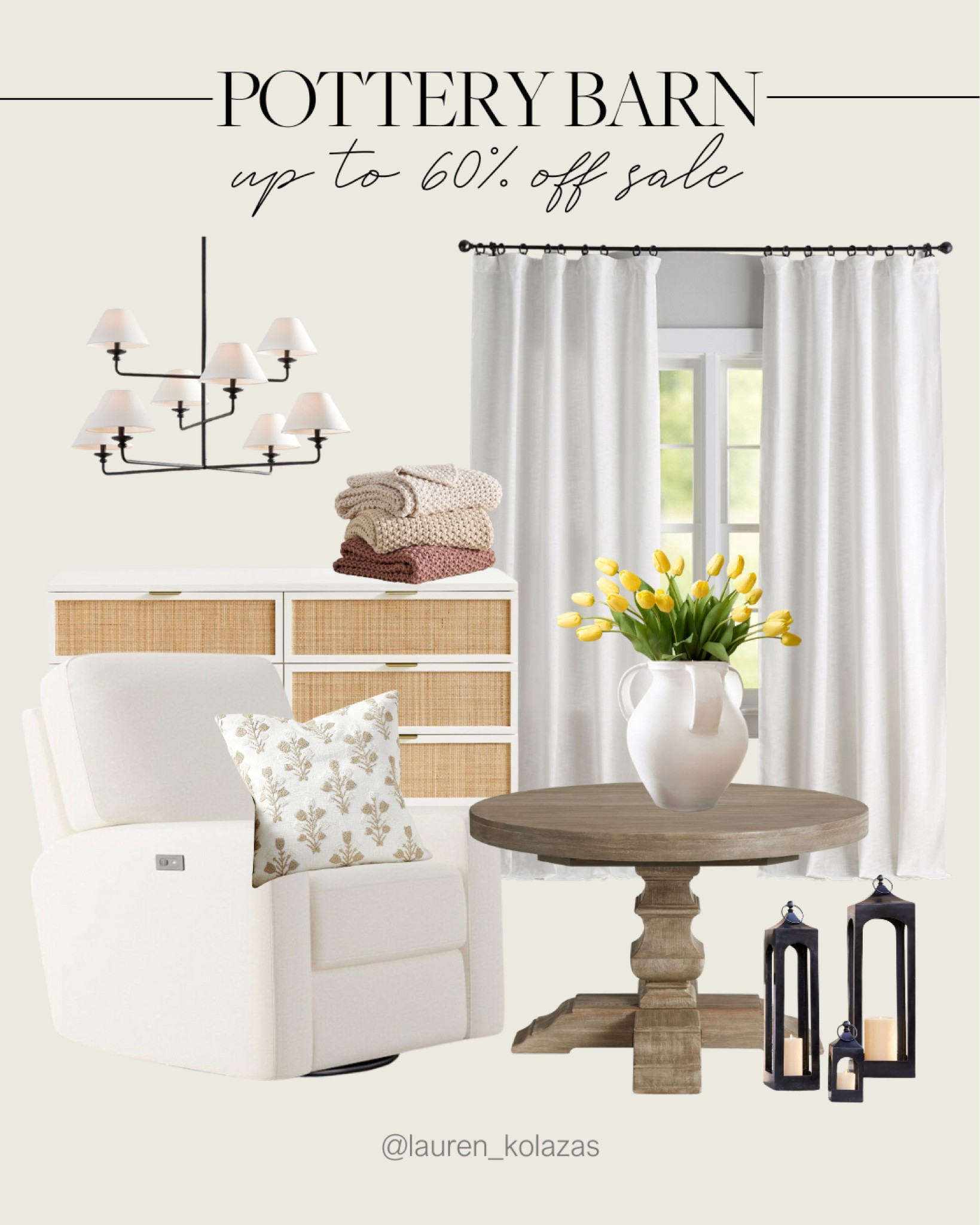 Upgrade any space in your home with these minimalist and aesthetic furniture and decor pieces from Pottery Barn. Grab them now while they're on sale of up to 60% off!
#decorinspo #affordablefinds #summerrefresh #onsalenow

#LTKHome #LTKStyleTip #LTKSeasonal
