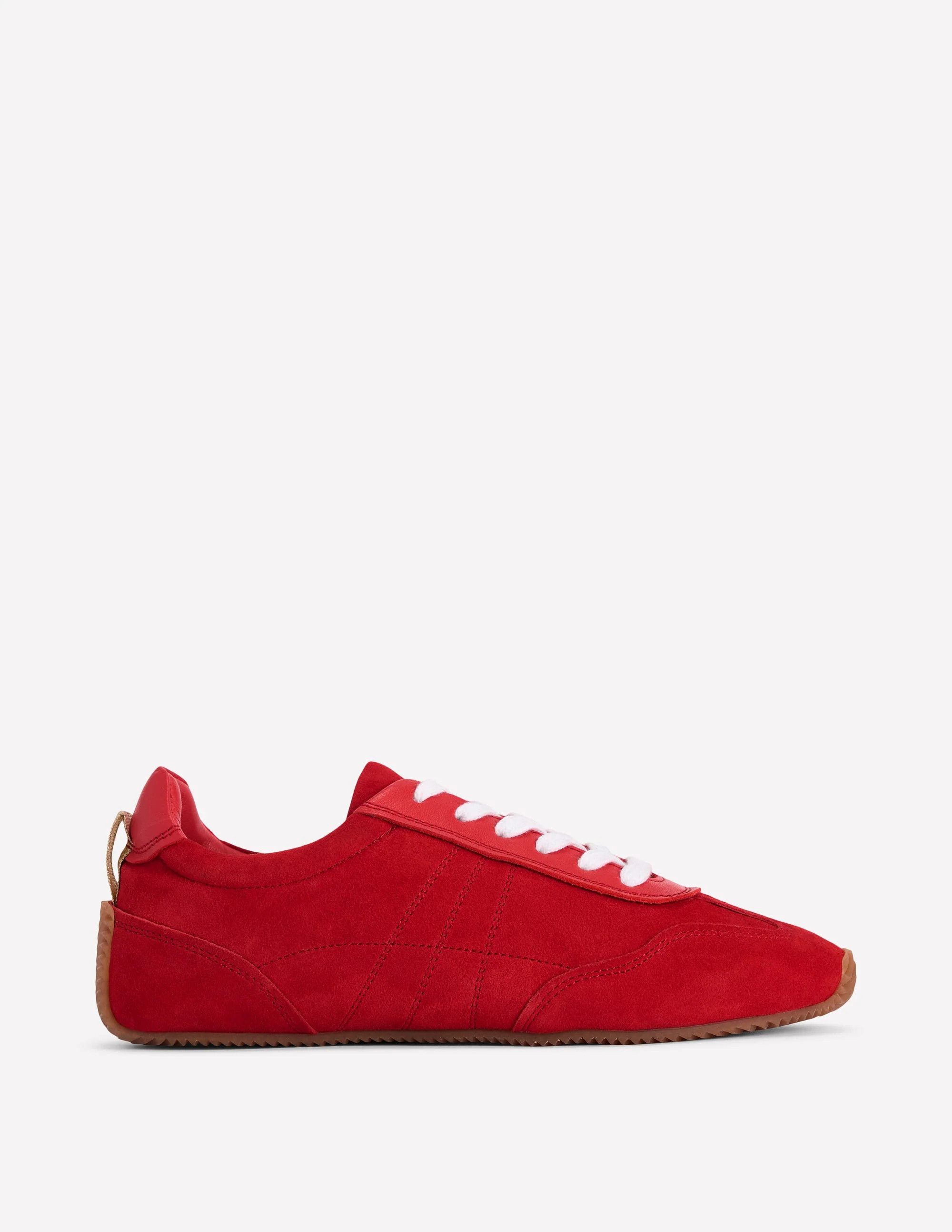 Delphine Slim Sole Trainers-Red | Boden UK
