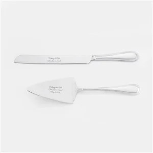 Engraved Reed & Barton Lyndon Dessert Set | Things Remembered