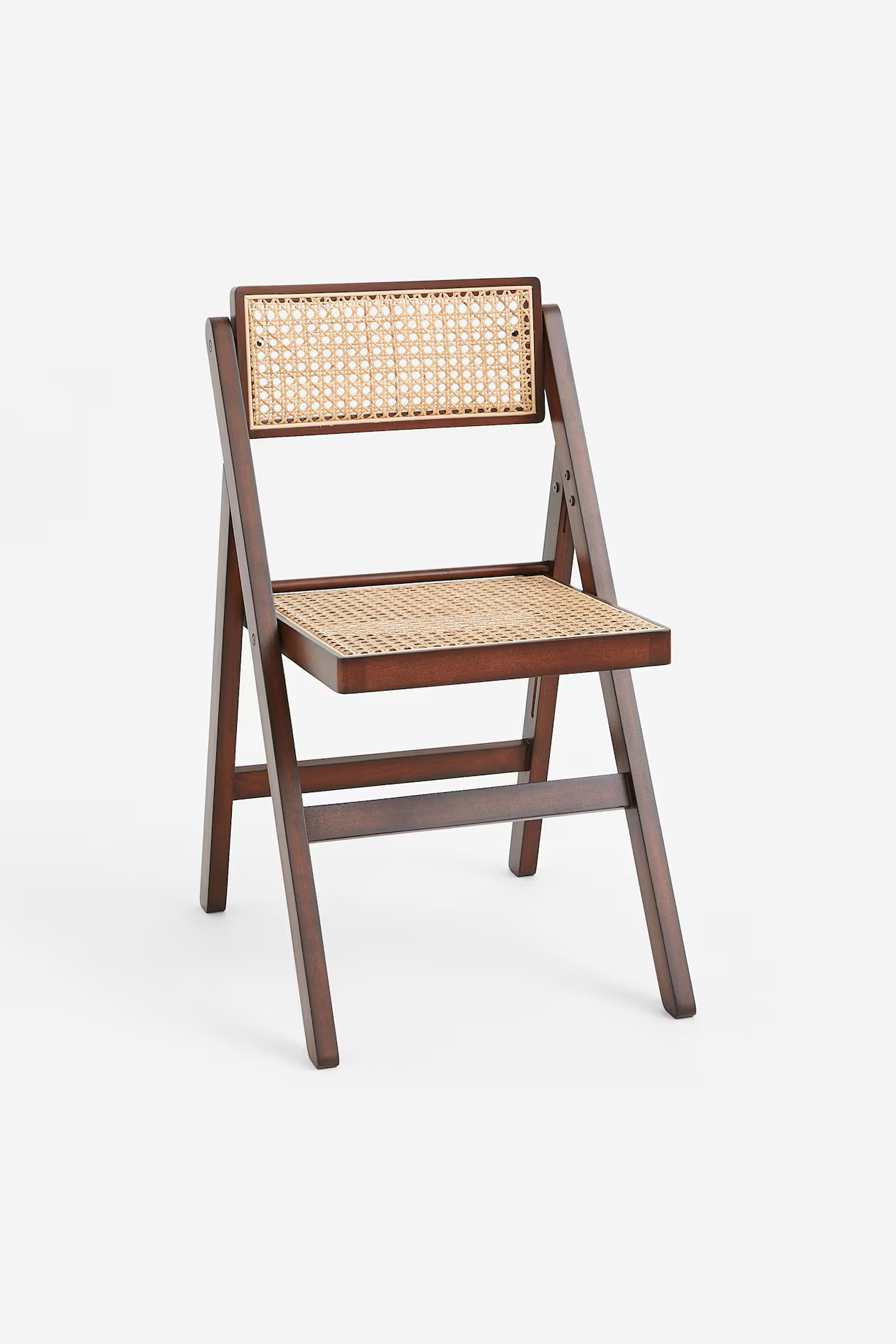 Wooden Folding Chair - Black/rattan - Home All | H&M US | H&M (US + CA)