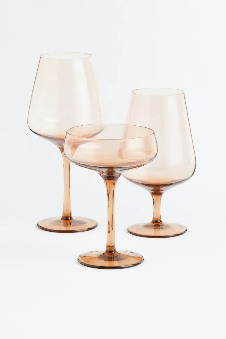 Champagne Coupe - Amber-colored - Home All | H&M US | H&M (US)