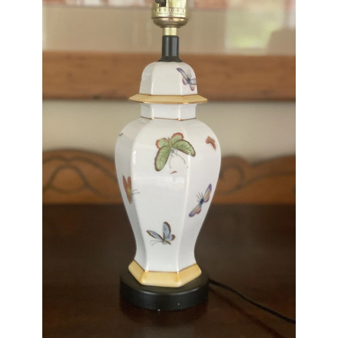 Vintage Butterfly 1980s Porcelain Ceramic Vase Style Table - Etsy | Etsy (US)