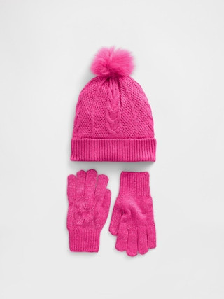 Kids Cable-Knit Cozy Set | Gap (US)