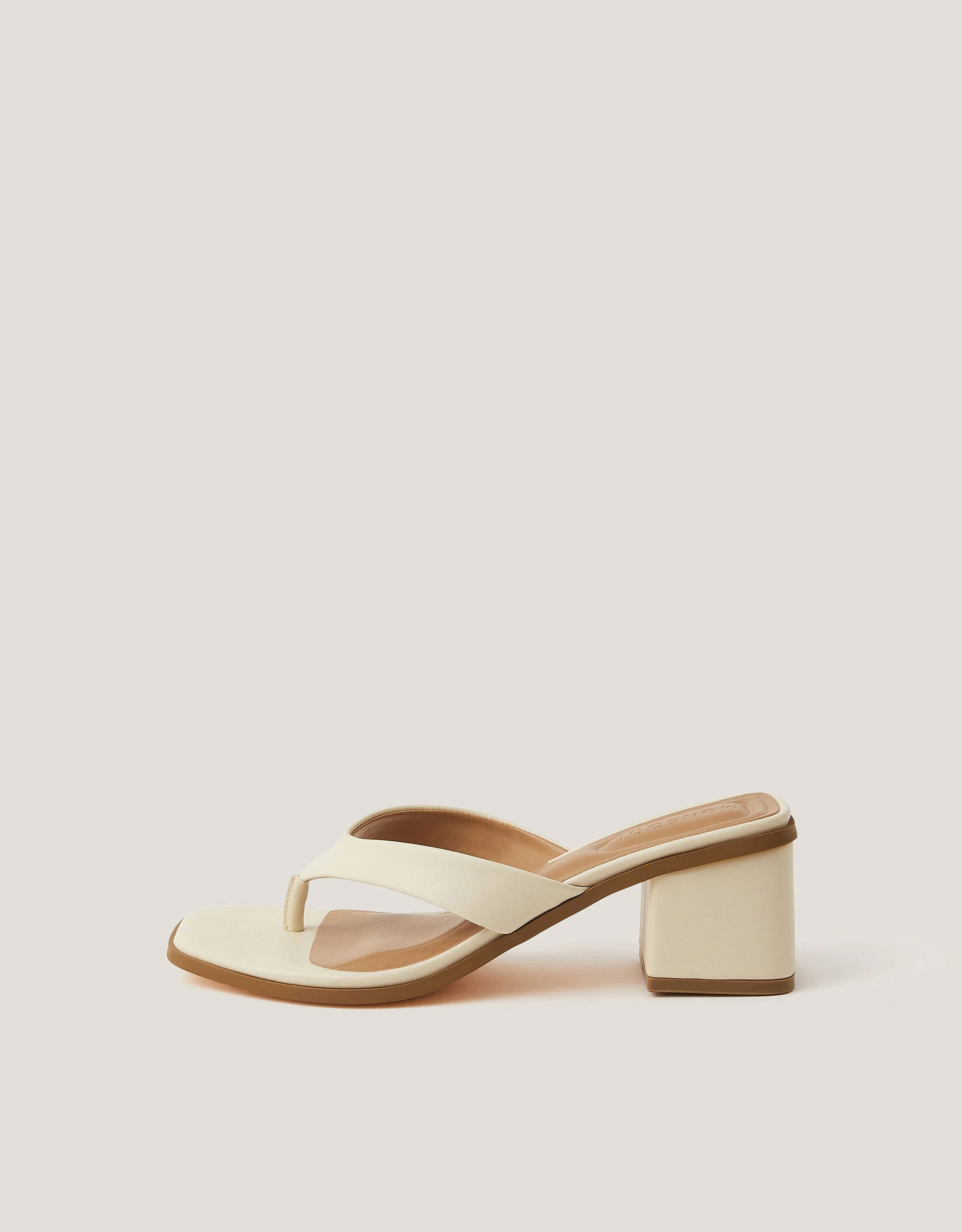 Tilly Toe Thong Mules Ivory | Monsoon (UK)