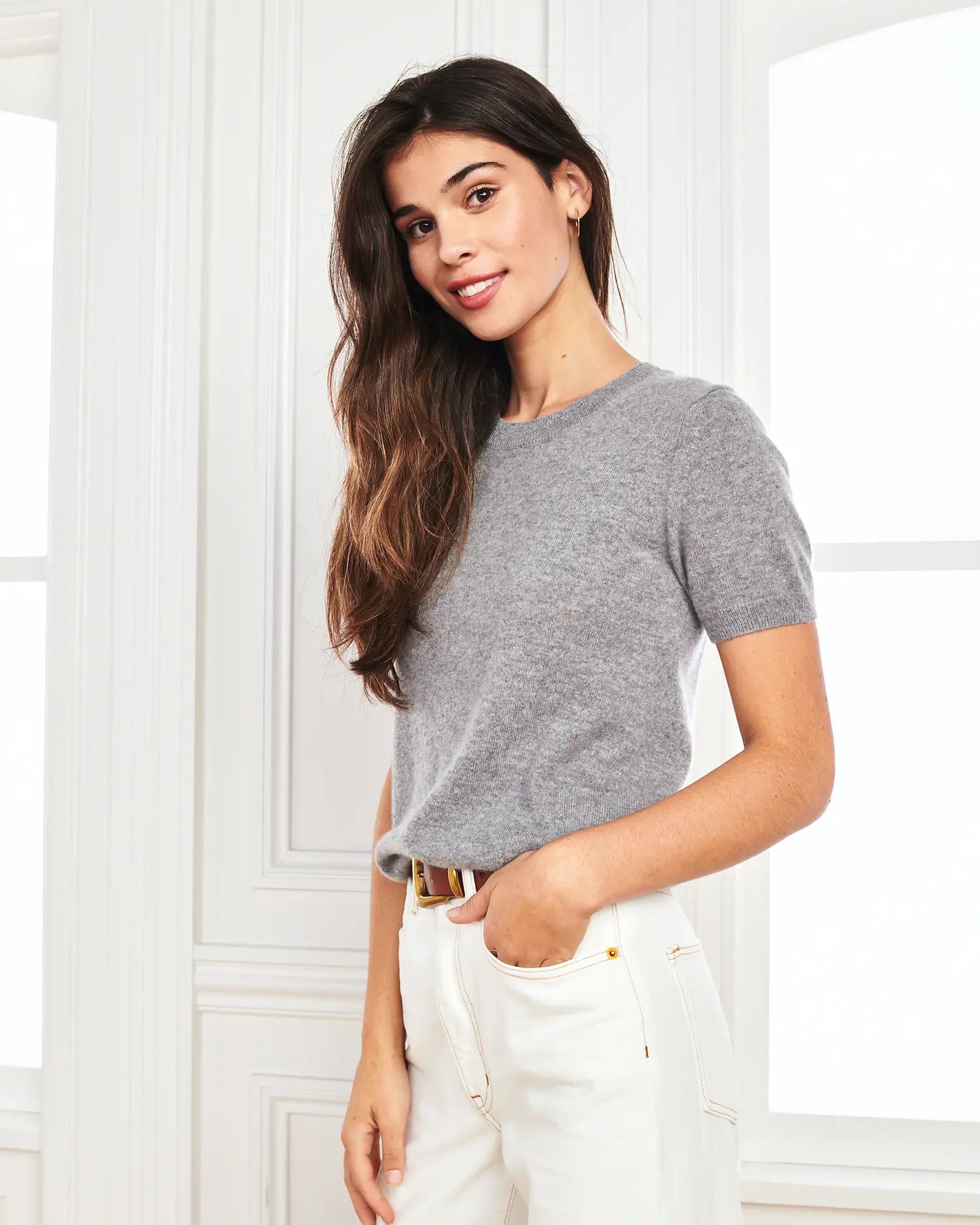 Mongolian Cashmere Tee | Quince