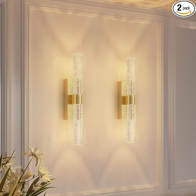 Battery Operated Gold Wall Sconce 12000mAh Rechargeable Battery Powered Wall Lighting Indoor Not ... | Amazon (US)