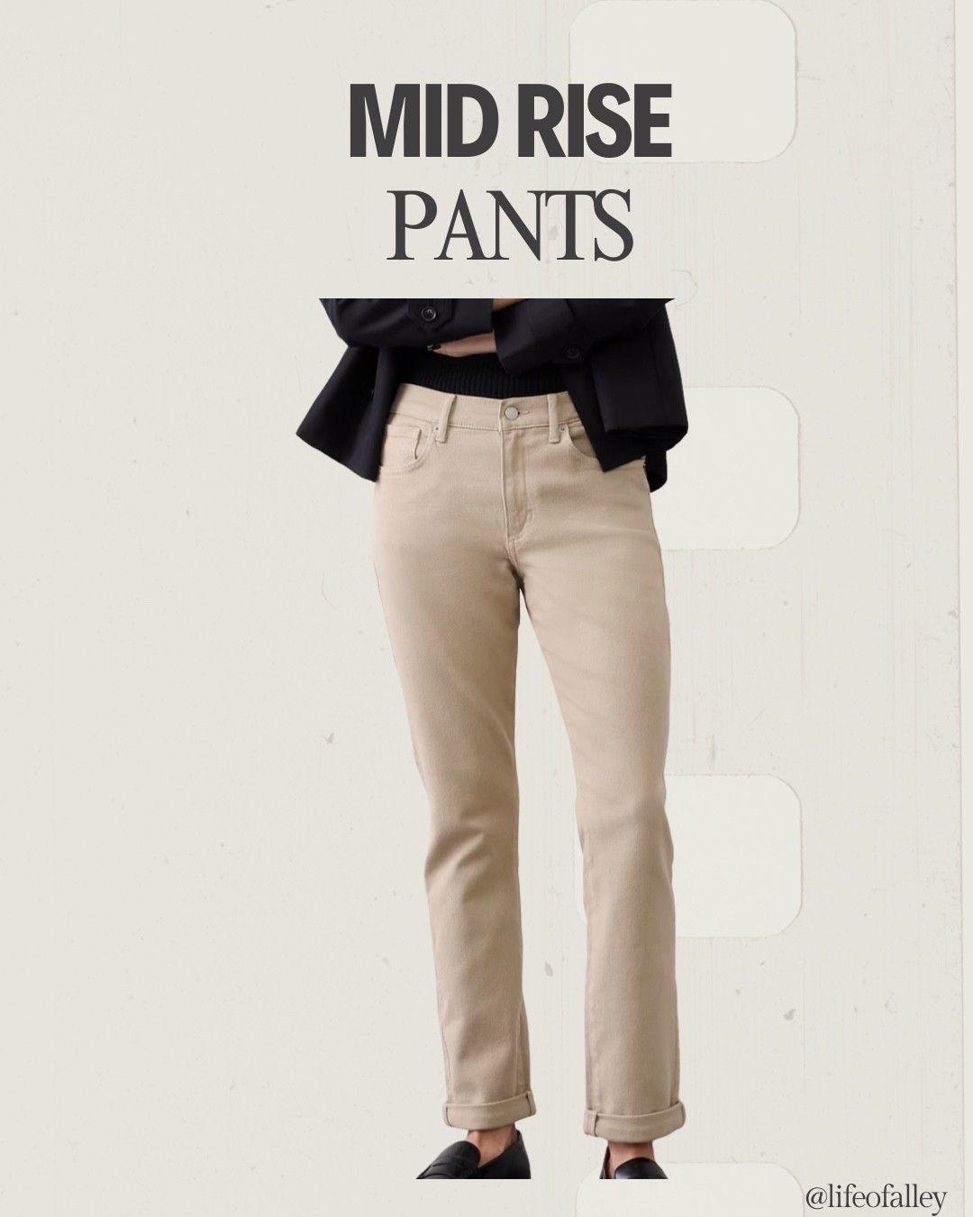 Mid-rise pants for Spring. 

#LTKSeasonal #LTKOver40 #LTKSaleAlert