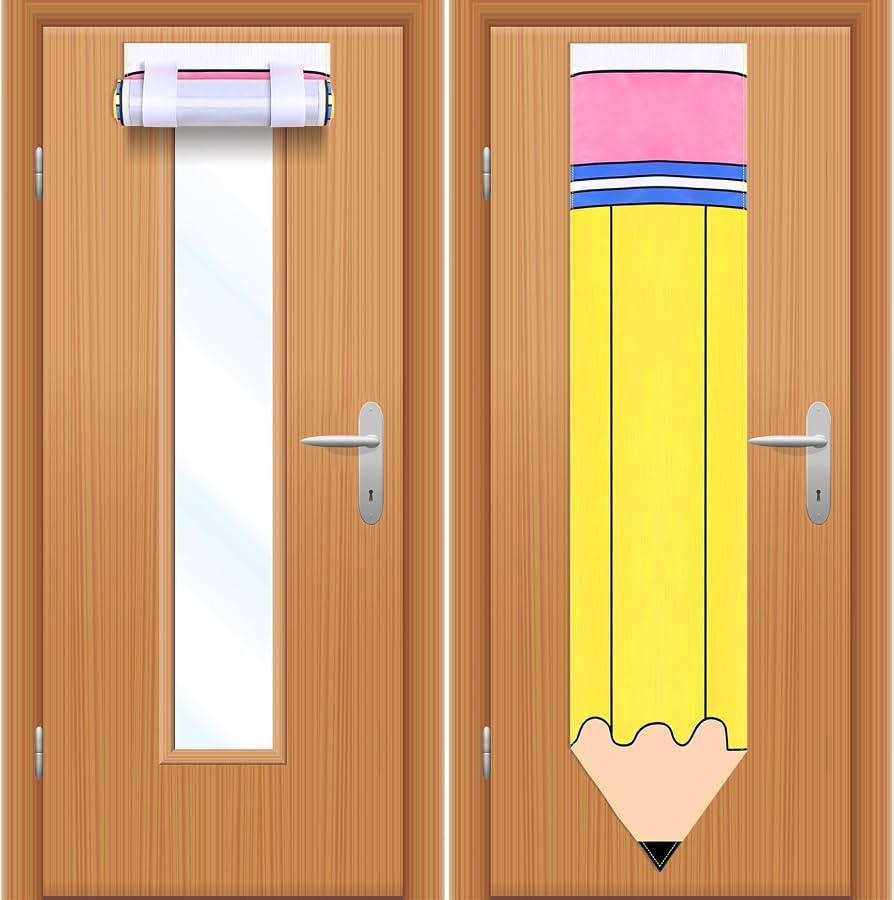 Pencil Curtain, Back to School, Pencil Decorations for Classroom, Kindergarten Door Decor, Teache... | Amazon (US)