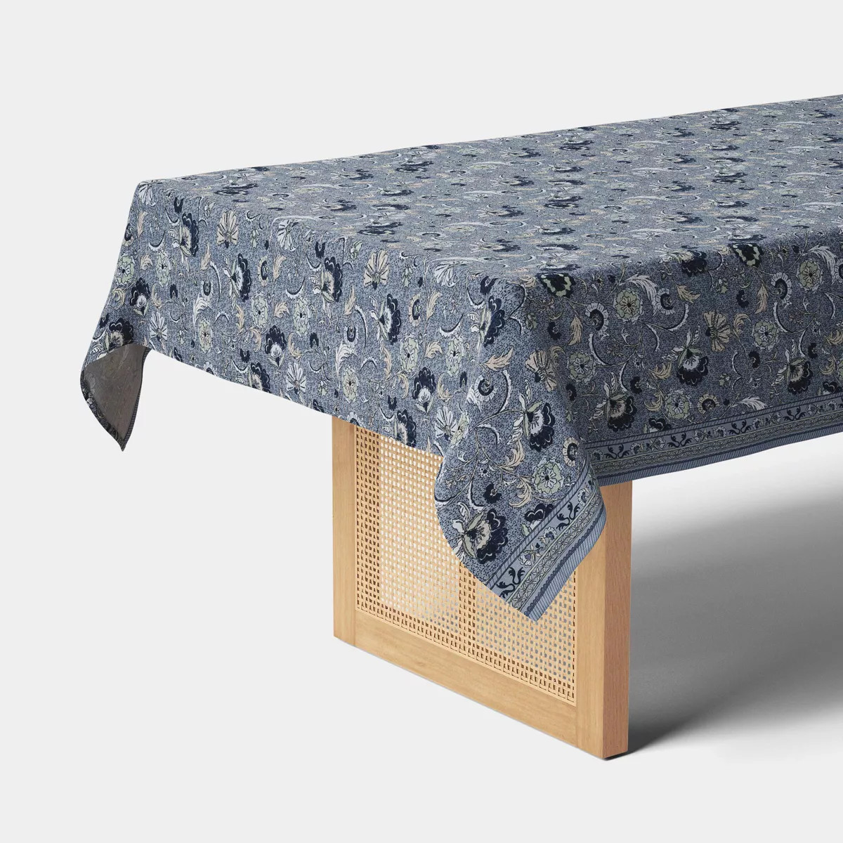 120"x60" Table Cloth Blue Floral - Threshold™ | Target