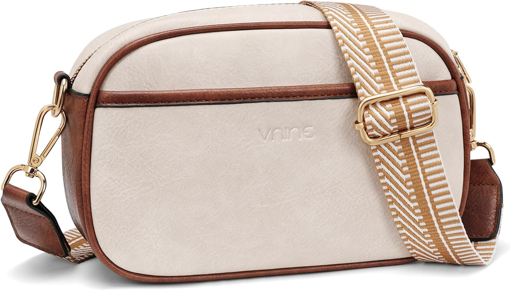 VNINE Crossbody Bags for Women: Small Leather Cross body Purses Soft Handbags Wide Guitar Strap S... | Amazon (CA)