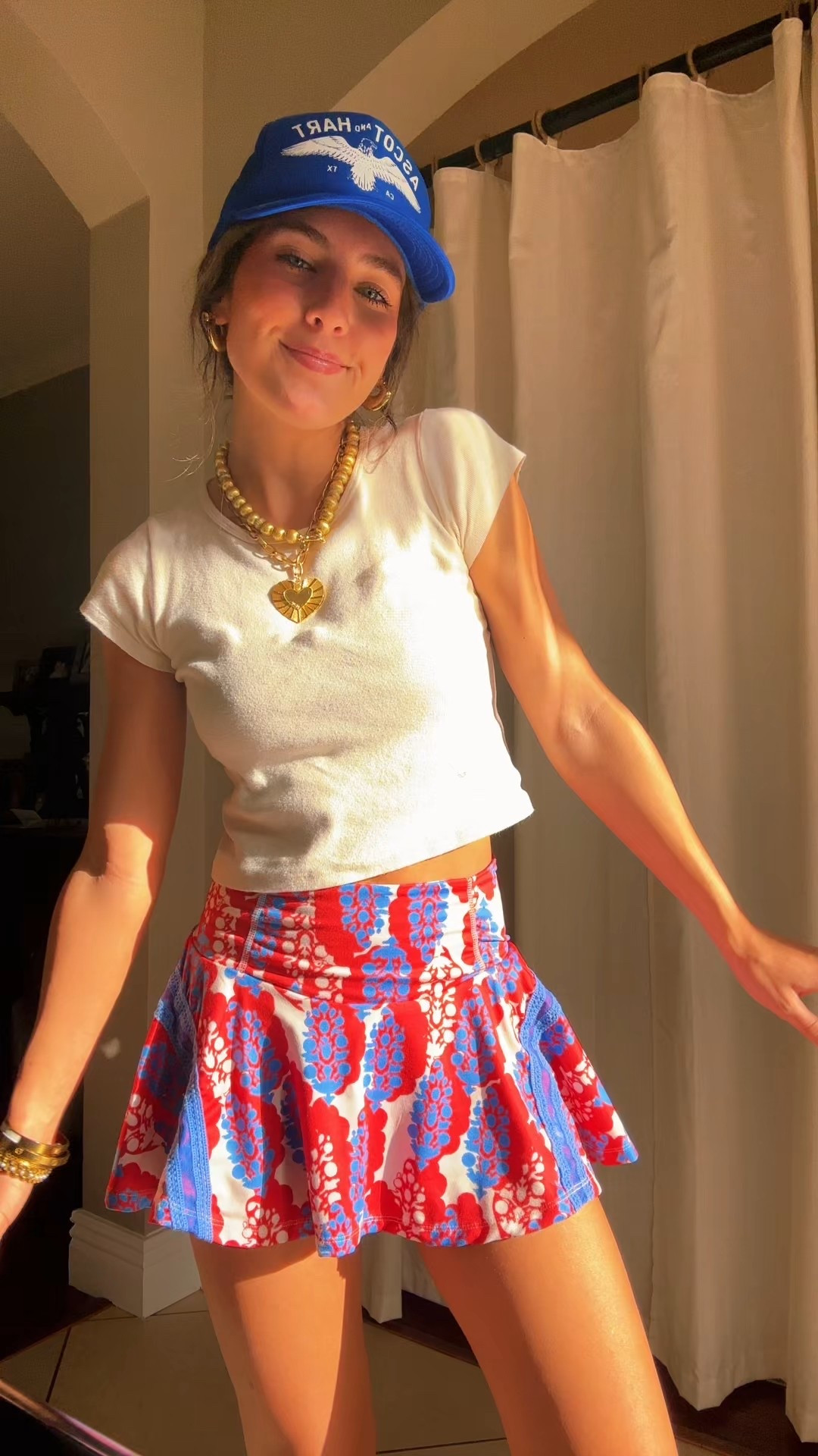 A Free People Movement & Brandy Melville outfit! I’m 5’2 wearing a small in the skirt. I linked the exact skirt but they just don’t sell the pattern I’m wearing anymore. The jewelry is from “The Pomegranate in Gruene”  

#LTKFindsUnder100 #LTKFindsUnder50 #LTKStyleTip