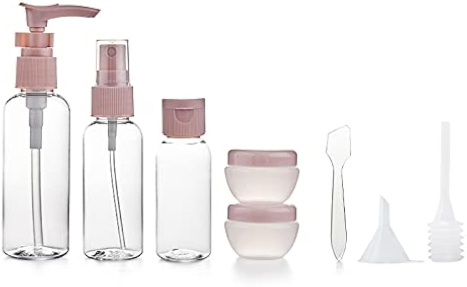 ZALUJMUS Travel Bottles Set 8 Pcs Air Travel Size Bottle Toiletries Liquid Containers for Cosmeti... | Amazon (UK)