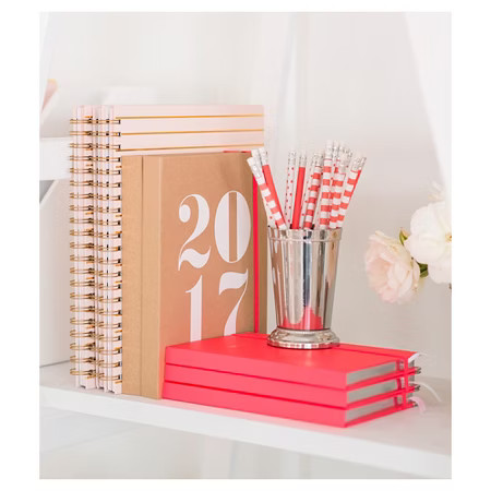 Sugar Paper® Weekly/Monthly Planner, July 2016 - June 2017, 162pgs, 180pgs, 6" x 9" - Kraft with Gra | Target