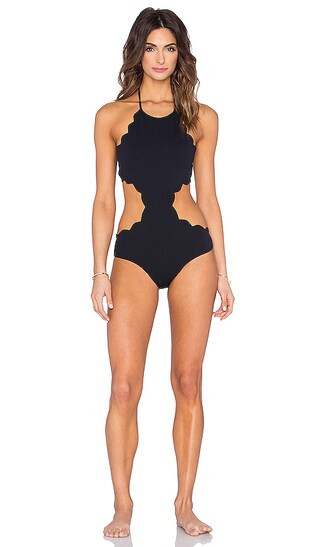 Marysia Swim Mott Cutout Maillot One Piece in Black | Revolve Clothing (Global)