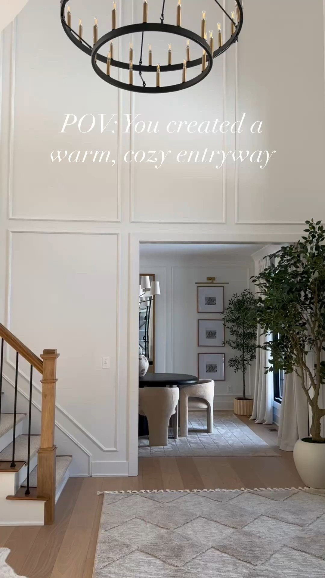 Warm, cozy , neutral entryway 

#LTKHome #LTKSaleAlert