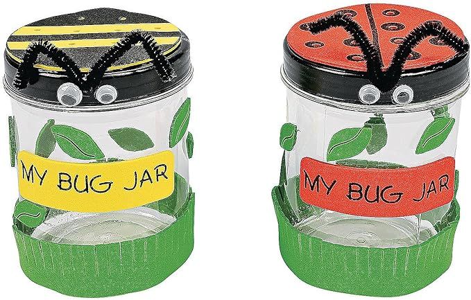 Fun Express Plastic Bug Jar Craft Kit - Crafts for Kids and Fun Home Activities - VBS Vacation Bi... | Amazon (US)
