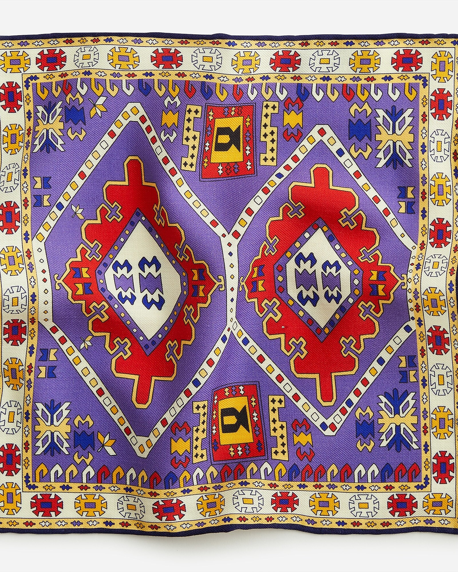 Wool challis pocket square | J. Crew US