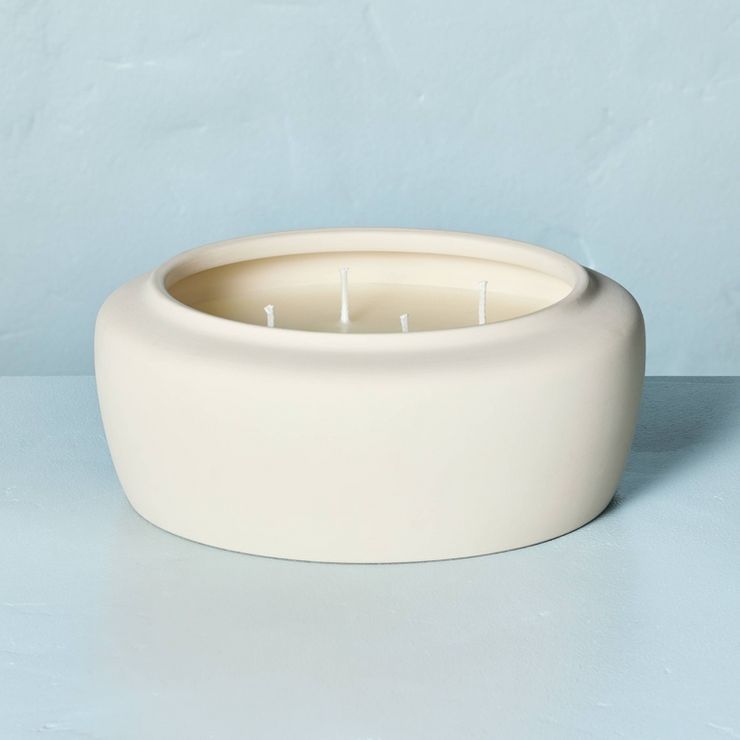 Colored Ceramic Lemon Pie Jar Candle Cream - Hearth & Hand™ with Magnolia | Target
