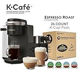 Keurig K-Café Coffee Maker, Single Serve K-Cup Pod Coffee, Latte and Cappuccino Maker, Charcoal and  | Amazon (US)
