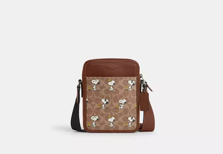 Coach X Peanuts Sullivan Crossbody Bag In Signature Canvas With Snoopy Print | Coach Outlet US
