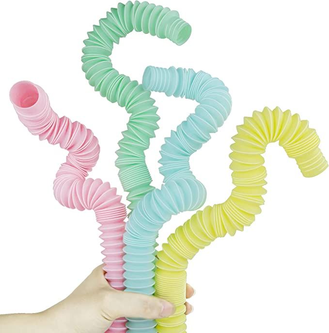 Pop Tubes Sensory Fidget Toys for Autistic Kids Tactile Auditory Stimulation,Unique Classroom Fid... | Amazon (US)