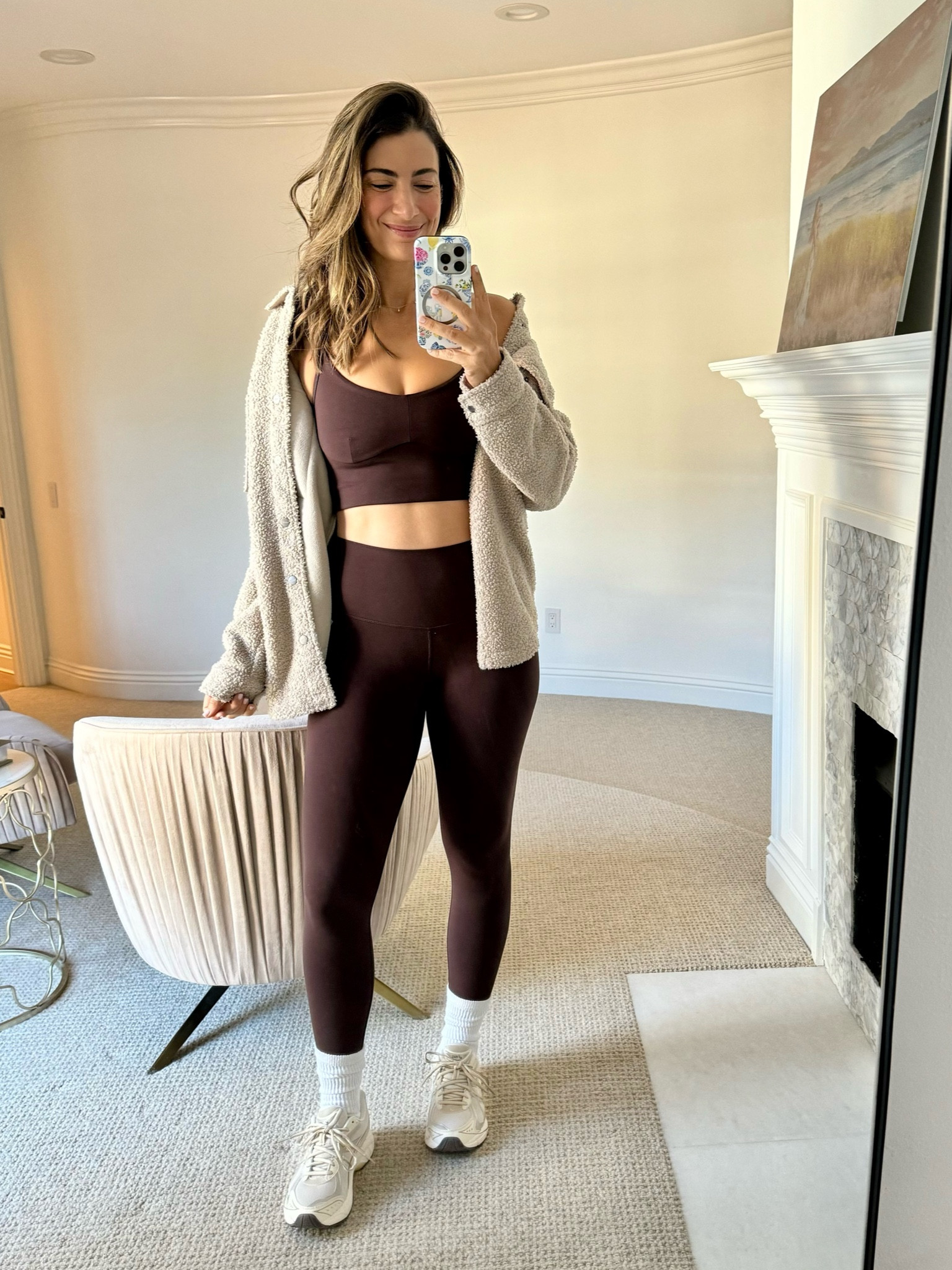 Loving this brown set for fall!

Pants - small
Bra - medium
Jacket -small
Shoes - true to size 

#LTKFitness #LTKActive #LTKShoeCrush