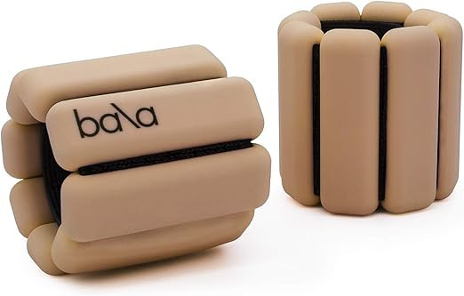 Bala Bangles - Set of 2 (1lb Each) | Adjustable Wearable Wrist & Ankle Weights | Yoga, Dance, Bar... | Amazon (US)