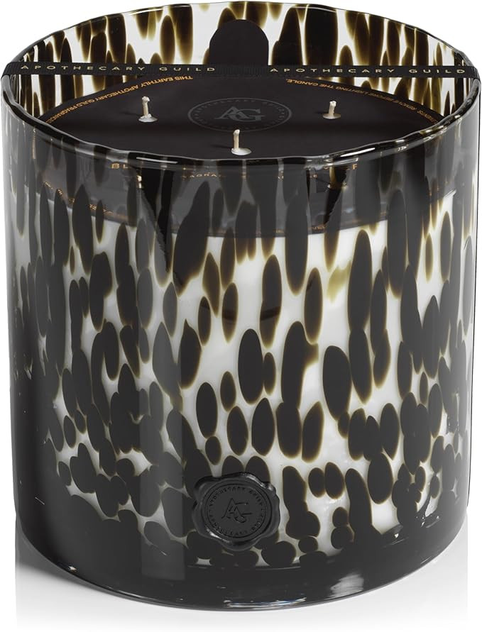 Zodax Apothecary Guild Scented Opal Glass Jar Candle - 128 oz/5-Wick - Black Fig Vetiver | Amazon (US)