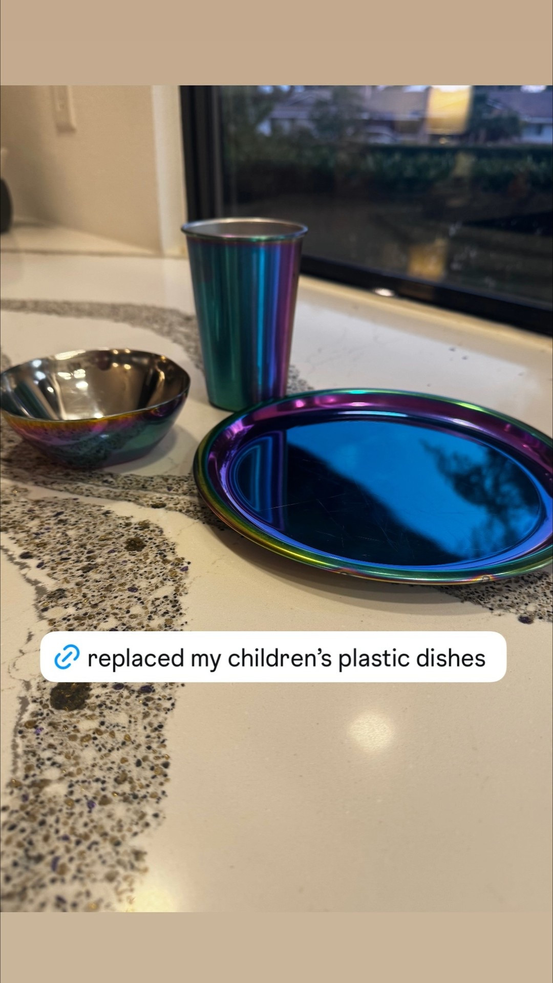 Little home tweaks to move into a cleaner less toxic environment. I swapped my kid’s plastic dishes with stainless steel ones. I like these because they easily wash, are lightweight and a fun color. 

#LTKKids #LTKFamily #LTKHome