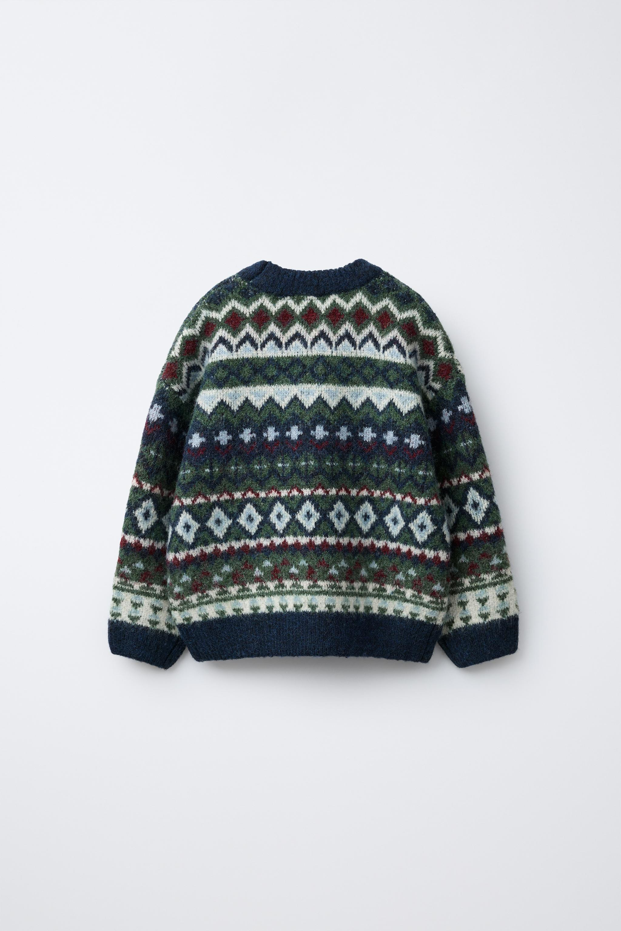 JACQUARD KNIT JUMPER | Zara US