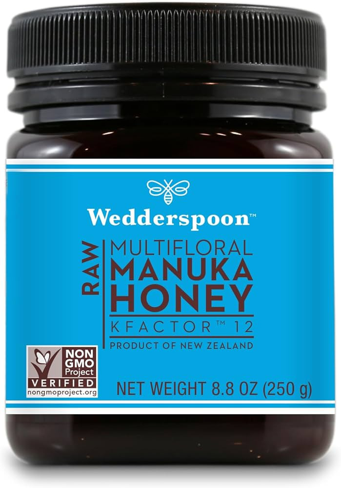 Wedderspoon Raw Premium Manuka Honey, KFactor 12, 8.8 Oz, Unpasteurized, Genuine New Zealand Hone... | Amazon (US)