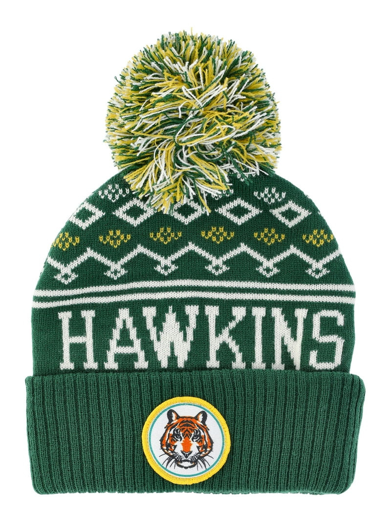 Netflix Stranger Things Hawkins Knit Beanie from No Boundaries, One Size, Unisex | Walmart (US)