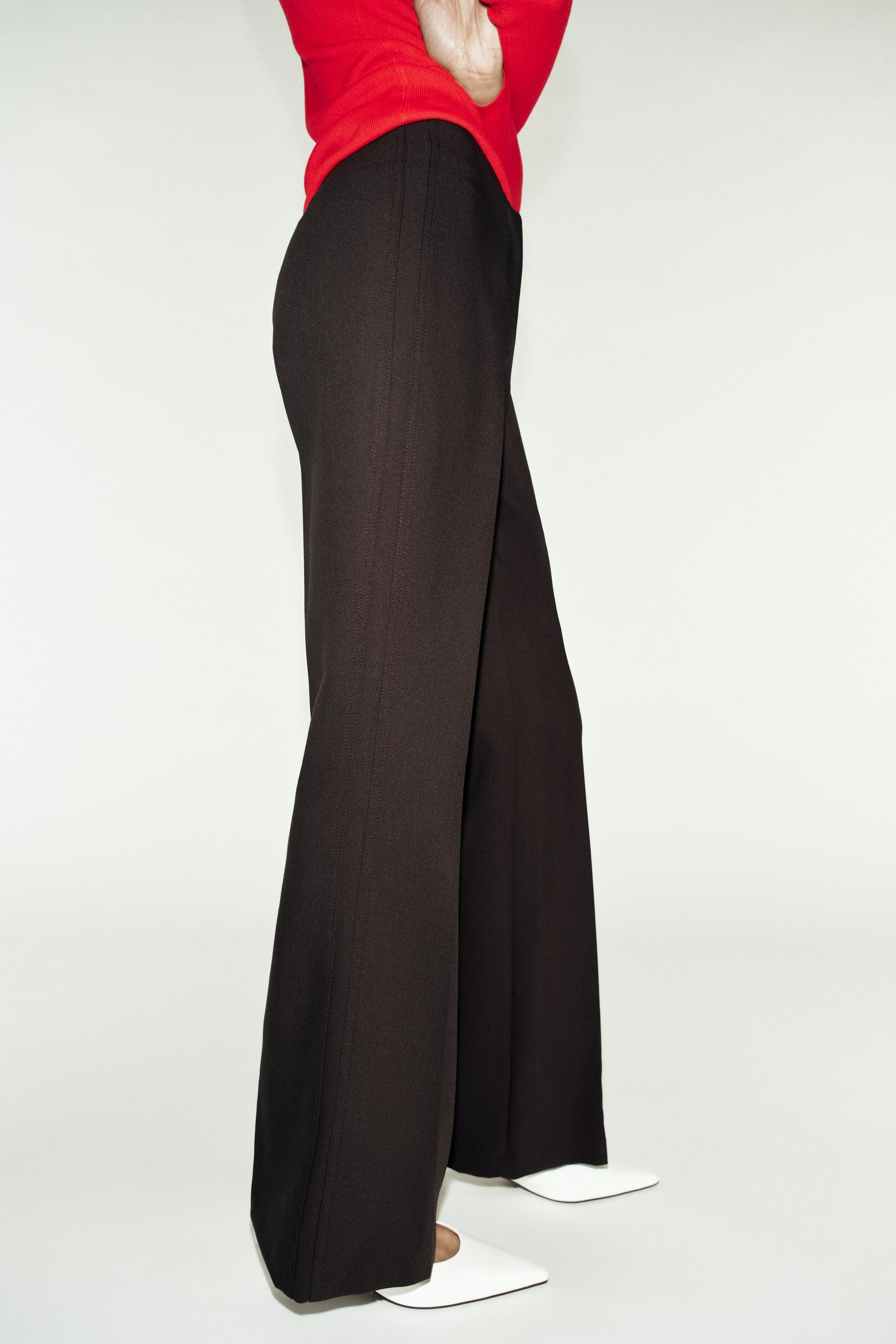 LOW-RISE FLARE PANTS | Zara US